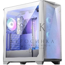Компьютерный корпус MSI MPG GUNGNIR 300R AIRFLOW White, Midi Tower, EATX,2xUSB 3.2 Gen 1, 1xUSB 3.2 Gen2 Type-C,4x120мм PWM ARGb Fan, ARGb+PWM Control Board, Tempered Glass Window