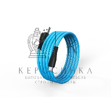 Кабель Smartbuy (iK-12-S21bb) S21 MicroUSB синий, 2.4 А, сил., 1 м