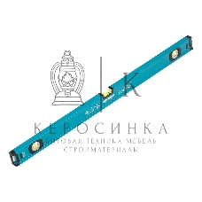 Уровень Gross 33652 алюминиевый, магнит., фрезерованный, 3 глазка, 0,5 мм/м, 800 мм