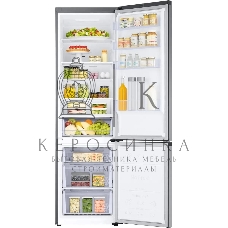 Холодильник Samsung RB38C600DSA/EF серебристый двухкамерный 276/114л морозилка снизу, No Frost