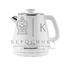 Чайник электрический Galaxy Line GL 0331, белый, пластик, 2200 Вт, 1.8 л