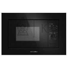 Микроволновая печь встраиваемая Maunfeld MBMO.20.1PGb2 черный, 20 л, 1250 Вт, переключатели - поворотный механизм