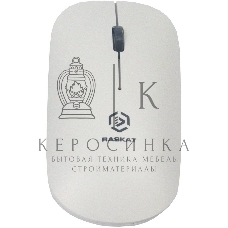Мышь беспроводная Raskat M003WR белый, 2400 dpi, радиоканал, Bluetooth, USB, кнопки - 3
