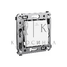 Выключатель одноклавишный DKC Avanti Белое облако