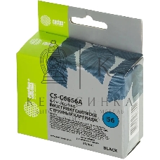 Картридж струйный Cactus CS-C6656A №56 черный (20 мл) для HP DeskJet 450/5145/5150/5151/5550/5552
