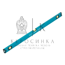 Уровень Gross 33653 алюминиевый, магнит., фрезерованный, 3 глазка, 0,5 мм/м, 1000 мм