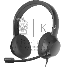 Гарнитура проводная с микрофоном A4Tech Fstyler FH150U черный 2м накладные USB оголовье (FH150U BLACK)
