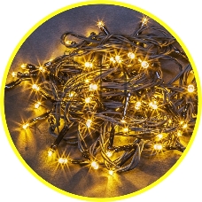 Гирлянда Navigator NGF-S01-100WW-10-9.5m-230-C8-BL-IP44