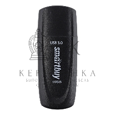 Флешка USB Smartbuy Scout Black (SB016Gb3SCK), 16Gb, USB 3.0/3.1, R/W 100/40, черный