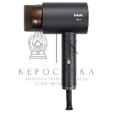 Фен BBK BHD1204 графит, 1200 Вт, компактный