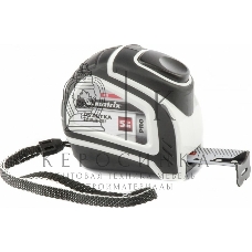 Рулетка Matrix Autostop, 5 м х 25 мм, двухкомпонентный корпус, автоматическая фиксация, PRO