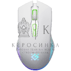 Мышь беспроводная Defender Pandora GM-502 белый, 3200 dpi, радиоканал, USB, кнопки - 7