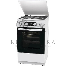 Плита комбинированная Gorenje GK5C42WF-B белый, конфорок 4 газовых, духовка 70 л, 50 см x 85 см x 59.4 см