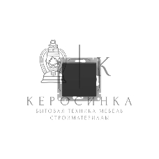 Механизм выключателя EKF Эпика одноклавишный, черный