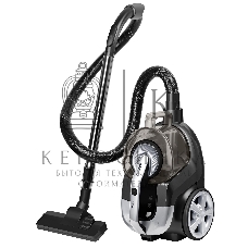 Пылесос Aresa AR-2406 черный/серебристый, 400/2000 Вт, уборка сухая, пылесборник контейнер 2,5 л