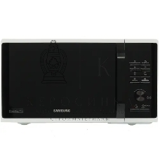 Микроволновая печь Samsung MG23K3515AW/BW белый/черный, 23 л, 800 Вт, переключатели - кнопки, поворотный механизм