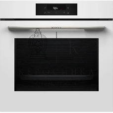 Духовой шкаф электрический Bosch HJG852YW0T Serie 6, 60 см, 66 л, белый,сенсорное управление, 8 режимов+AutoPilot 30(30 автоматических программ), LCD-дисплей, галогенное освещение, самоочистка EcoClean,Soft Open and Soft Close door,телескопические направл