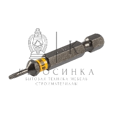 Набор бит Denzel TORX 6х50, сталь S2, шестигранный профиль, 10 шт.