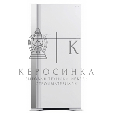 Холодильник Hitachi R-VG660PUC7-1 GPW белый стекло двухкамерный инвертер 405/145л морозилка сверху No Frost