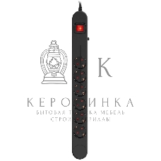 Сетевой фильтр Ippon NF-EU-1.8-10 1.8 м, 6 розеток, черный, коробка