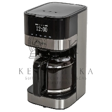 Кофеварка капельная Pioneer CM052D серебристый/черный, исп. кофе - молотый, 1.5 л, 900 Вт