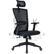 Кресло эргономичное Бюрократ MC-811S-H черный Elastic-102 сетка/ткань с подголов. крестов. пластик