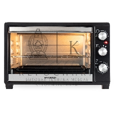 Мини-печь Hyundai MIO-HY074 30л. 1500Вт серебристый/черный