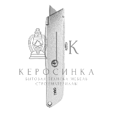 Универсальный нож с Т-образным лезвием Deli DL4260 19 мм, длина 153 мм, в комплекте 3 лезвия SK5, алюминиевый корпус