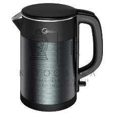 Чайник электрический Midea 1.5л, 2200 Вт, черный