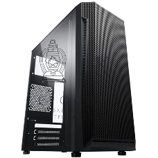 Компьютерный корпус ACD Coffre 104G mATX, Black, CPU 140мм, VGA 245мм, PSU 285мм, 2x3.5INT, 1x2.5INT, 2xUSB 2.0, 1xUSB 3.0, HD Audio, w/o FAN, w/o PSU, TG