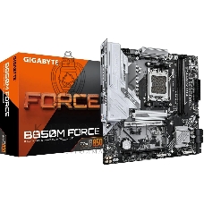 Материнская плата Gigabyte B850M FORCE, AM5, AMD B850, 2xDDR5, 4xSATA, 3xM.2, 1xPCIe 5.0 x16, 1xPCIe 4.0 x4, 1xHDMI, 1xDP, 1x2.5Gb LAN, 1xUSB-C 5Gbps, 1xUSB-A 10Gbps, 2xUSB-A 5Gbps, 2xUSB-A 2.0, 3x3.5 мм, 7.1, mATX
