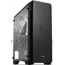 Компьютерный корпус Zalman S3 черный без БП ATX 2x120мм 2xUSB 2.0 1xUSB 3.0 audio bott PSU