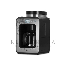 Кофеварка капельная BQ CM7001 серебристый/черный, исп. кофе - молотый/зерновой, 0.6 л, 600 Вт