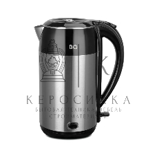 Чайник электрический BQ KT2030SW черный/стальной
