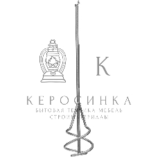 Миксер для строительных смесей Сибртех 60х8х400 мм, шестигранный хвостовик