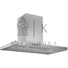 Вытяжка каминная Elikor Квадра 90Н-650-К3Д серебристый, 90 см, 650 куб. м/ч, 56 дБ