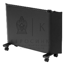 Конвектор электрический Denzel XCE-1500B черный, 1500 Вт, 20 м2, термостат