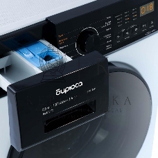 Стирально-сушильная машина Бирюса WMD-SM812/03 белая, загрузка фронтальная 8 кг, 1200 об/мин., класс: A+++