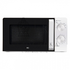 Микроволновая печь BQ MWO-20004SM/W белый, 20 л, 700 Вт, переключатели - поворотный механизм