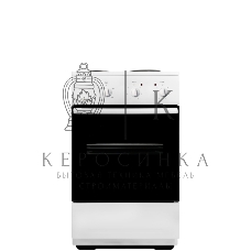 Плита электрическая Flama CE 3201 W белый, конфорок 2 шт, духовка 30 л, 50 см x 85 см x 36 см