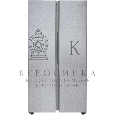 Холодильник Centek CT-1757 NF нержавеющая сталь двухкамерный 271/189л морозилка сбоку, No Frost, Side by Side