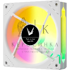 Вентилятор для корпуса Formula Floe 12WH ARPW Reverse ARGb белый, 120 мм, 1500 об/мин, 20.15 дБ, 4 pin
