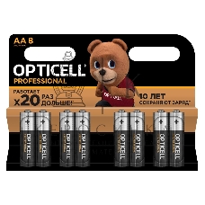 Батарея Opticell Professional AA AA (8шт) блистер