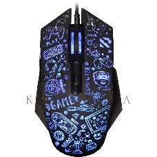 Мышь проводная игровая Smartbuy (SBM-745G-K) RUSH X15 серный