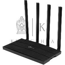 Роутер беспроводной TP-Link Archer C6U AC1200 10/100/1000BASE-TX/4G ready черный