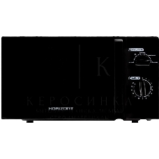 Микроволновая печь Horizont HSM201B черный чароит, 20 л, 700 Вт, переключатели - поворотный механизм