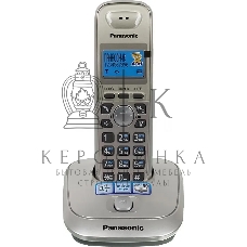 Телефон Panasonic KX-TG2511RUN (платиновый) АОН, Caller ID,спикерфон на трубке,переход в Эко режим одним нажатием