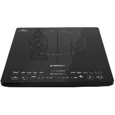 Плита настольная индукционная Hyundai HYC-0110 черный/серебристый закаленное стекло (настольная)