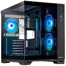 Компьютерный корпус Chieftec Visio черный без БП ATX 2x80мм 4x120мм 2x140мм 1xUSB 2.0 2xUSB 3.0 audio bott PSU