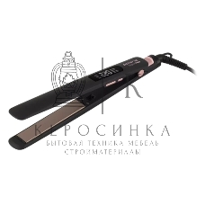 Выпрямитель для волос Polaris PHS 5012KT UltraSlim Digital Pro черный/розовое золото, 25 мм, 220 °C, 13 режимов
